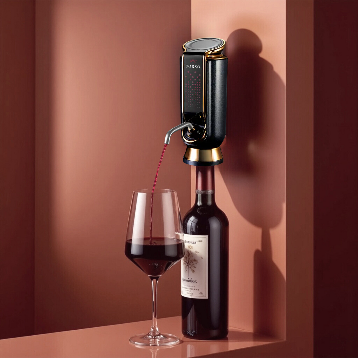 Sorso – Ossigenatore, Salvavino & Dispenser